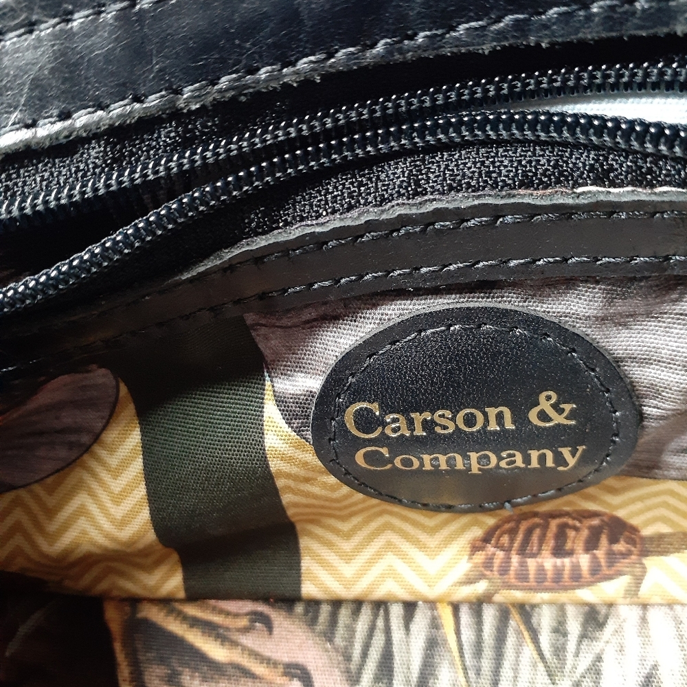 CARSON & CO. DR. BAG Rare Find OS Black  Carson & Co - Picture 7 of 9